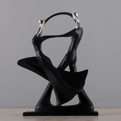 Dancing Couple Resin Sculpture