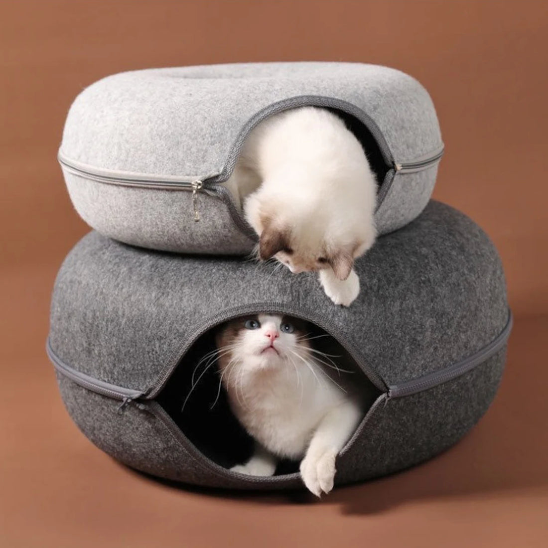 DonutDuo™ 2-in-1 Cat Bed &amp; Tunnel