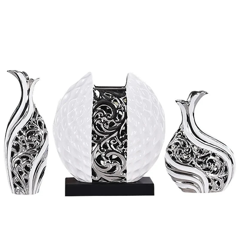 Ceramic Vase Trio
