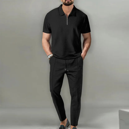 Waffle Knit Lounge Set