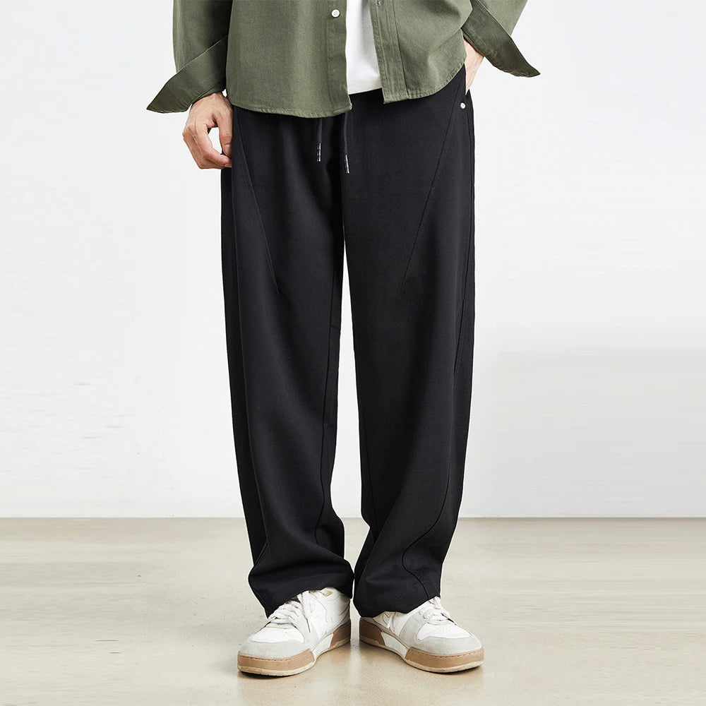 Cotton Straight Cargo Pants