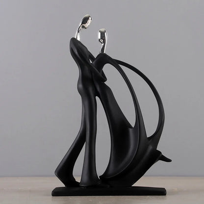 Dancing Couple Resin Sculpture