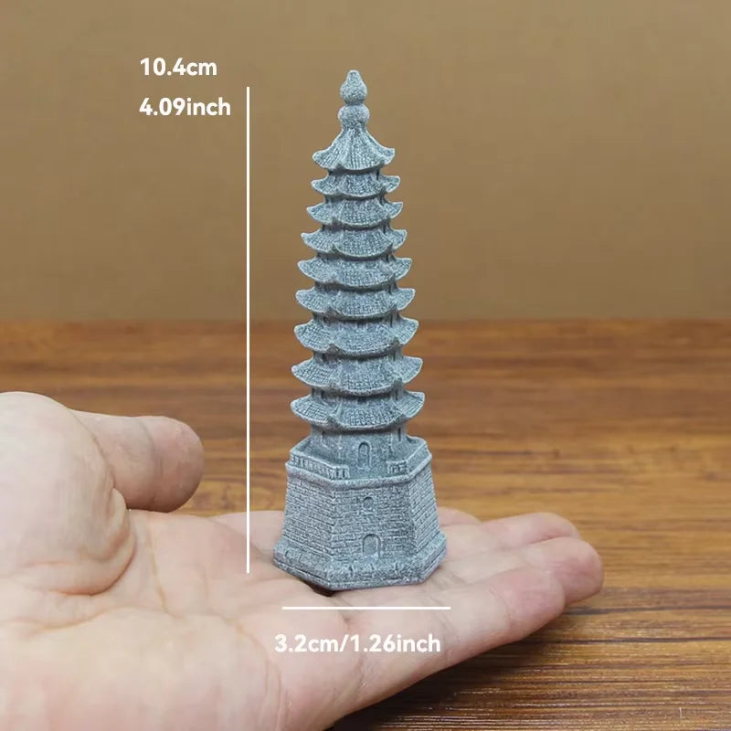 Miniature Sandstone Zen Garden Ornament