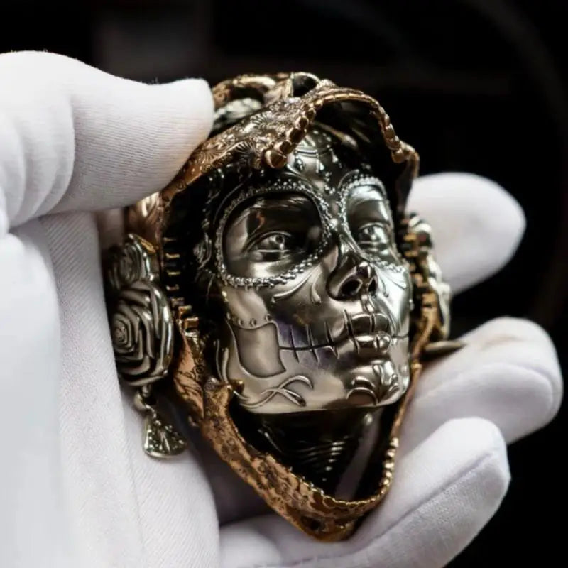 Memento Mechanica - Interactive Skull Sculpture