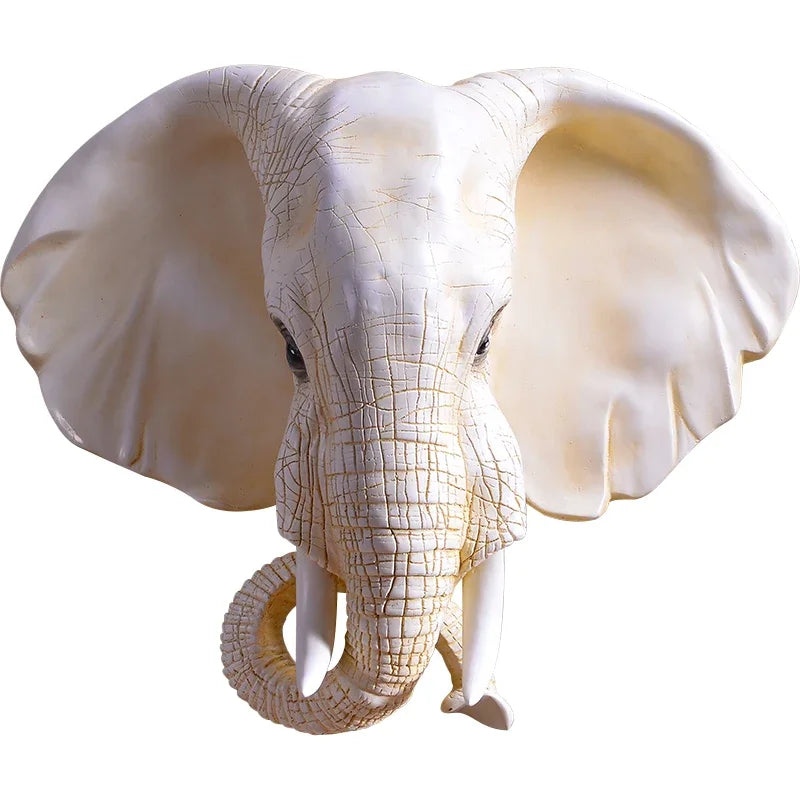 ELEPHANT HEAD WALL SCULPTURE
