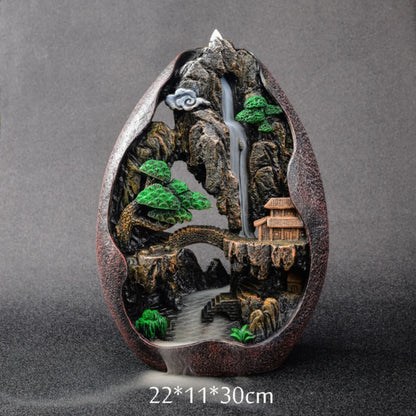 The Riverflow Incense Burner - Backflow Mountain Landscape Design