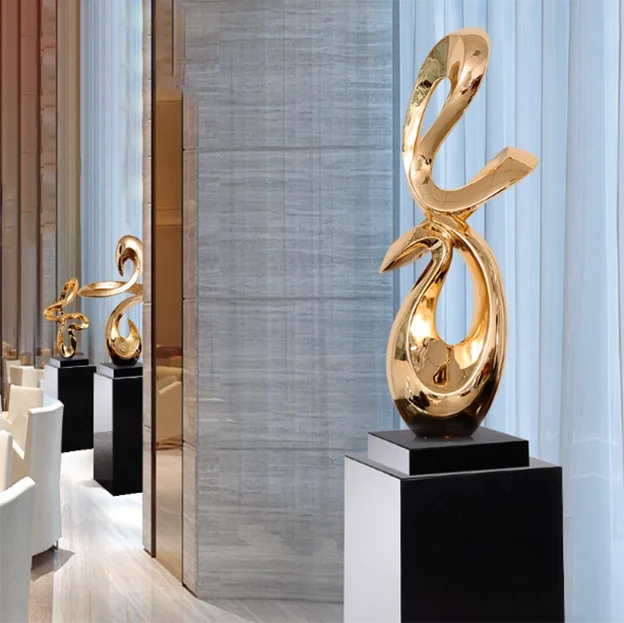 ASCENDING GRACE | Abstract Swan Sculpture