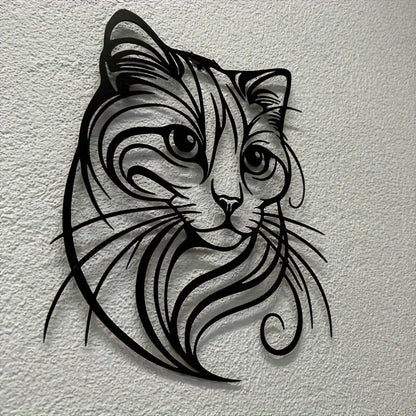 FelineCharmer™ Simple Cat Wall Sculpture