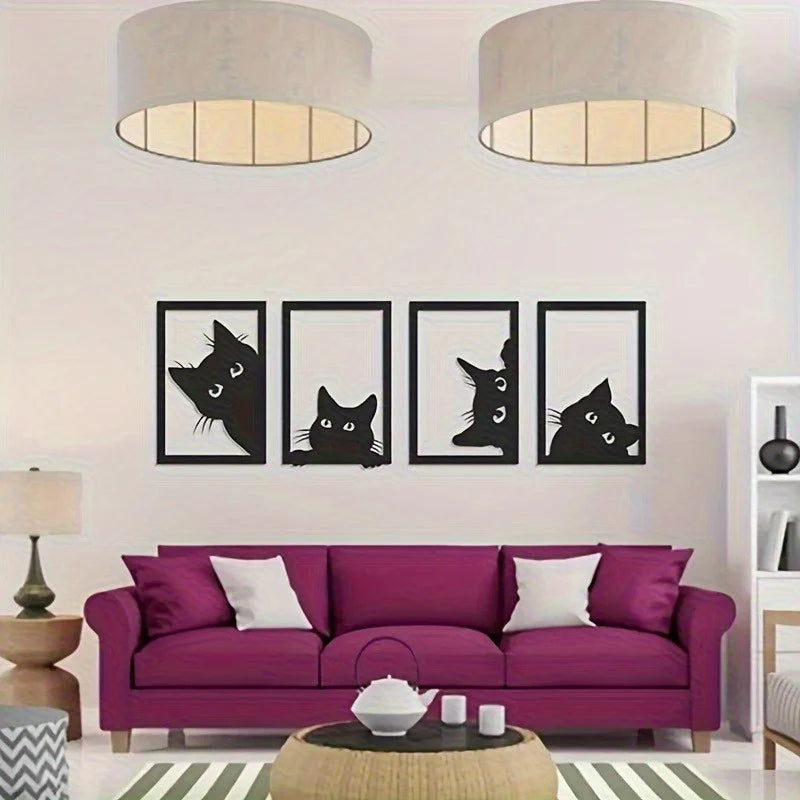 FelineQuad™ Cat Silhouette Collection