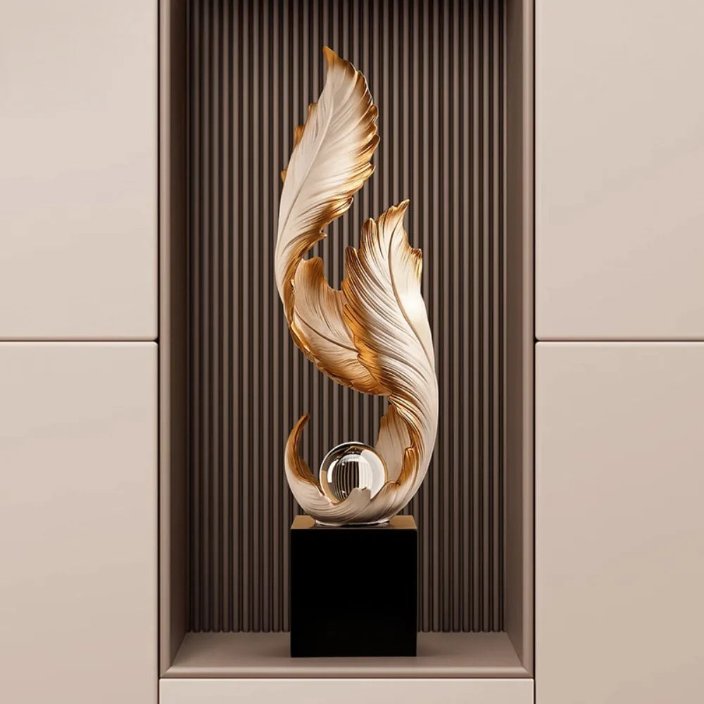 Ethereal™ Flowing Feather Sculpture