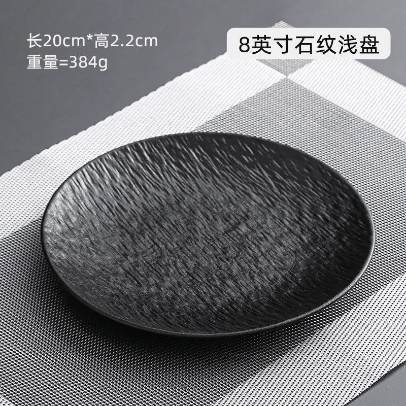 Noir™ Ceramic Serving Plate Collection