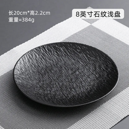 Noir™ Ceramic Serving Plate Collection