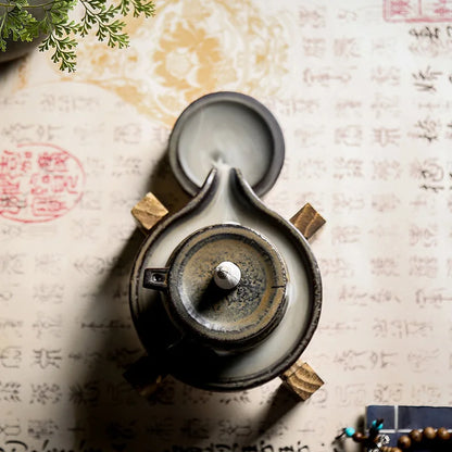 Artisan Flow Incense Burner - Handmade Ceramic Backflow Design