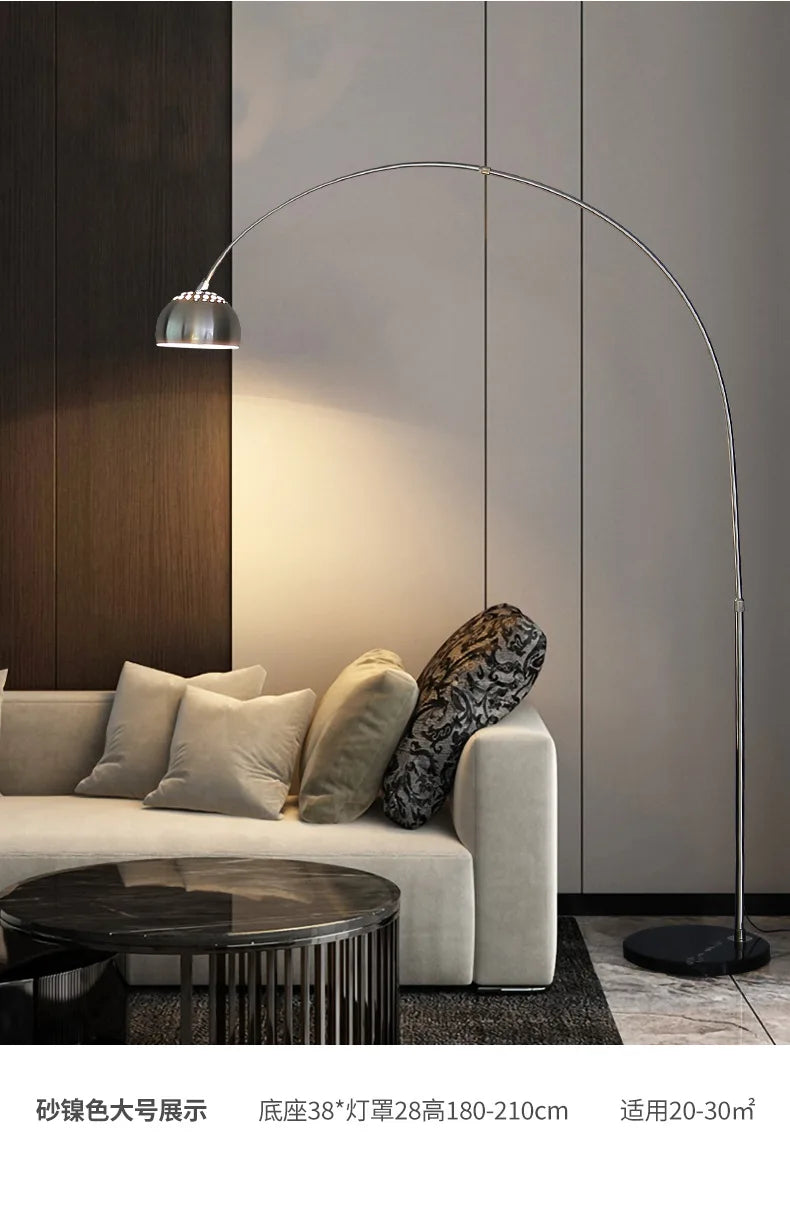 Arched Metal Floor Lamp
