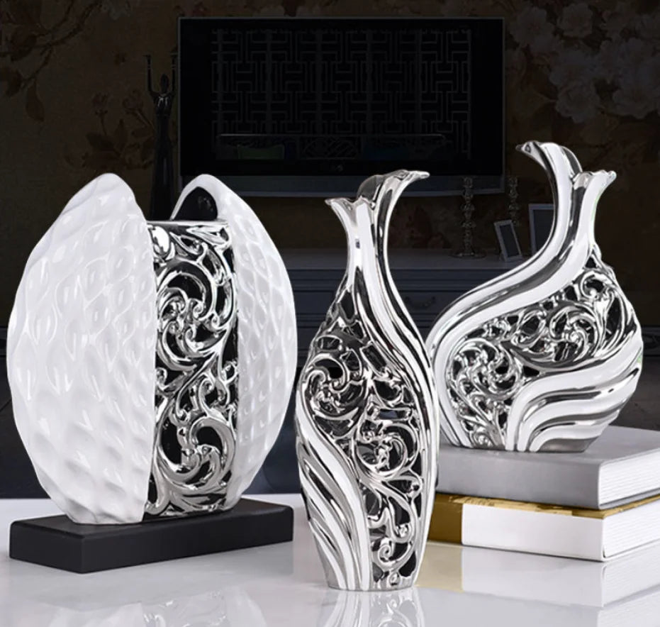 Ceramic Vase Trio