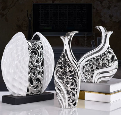 Ceramic Vase Trio