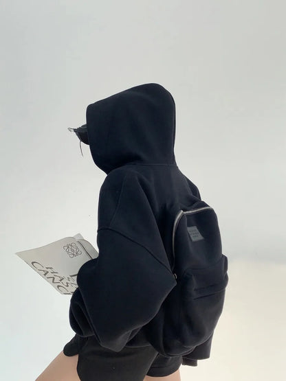 Hoodie with Storage Backpack