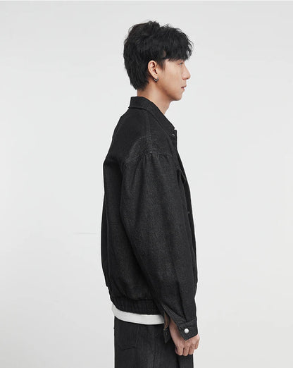 Washed Denim Work Jacket