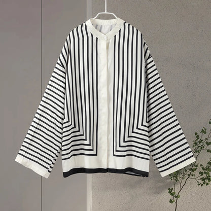 Riviera Stripe Relaxed Blouse