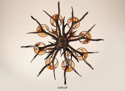 Resin Antler Chandelier