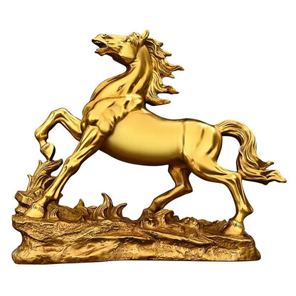 SWIFT VICTORY COLLECTION | Brass Horse Sculptures