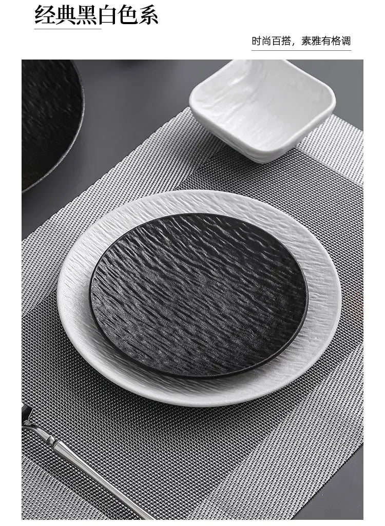 Noir™ Ceramic Serving Plate Collection
