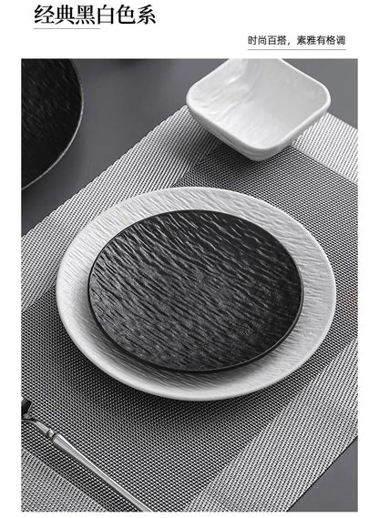Noir™ Ceramic Serving Plate Collection