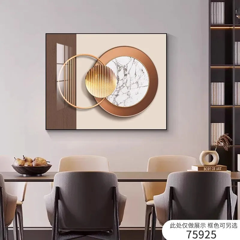 Abstract Meter Box Cover Panel