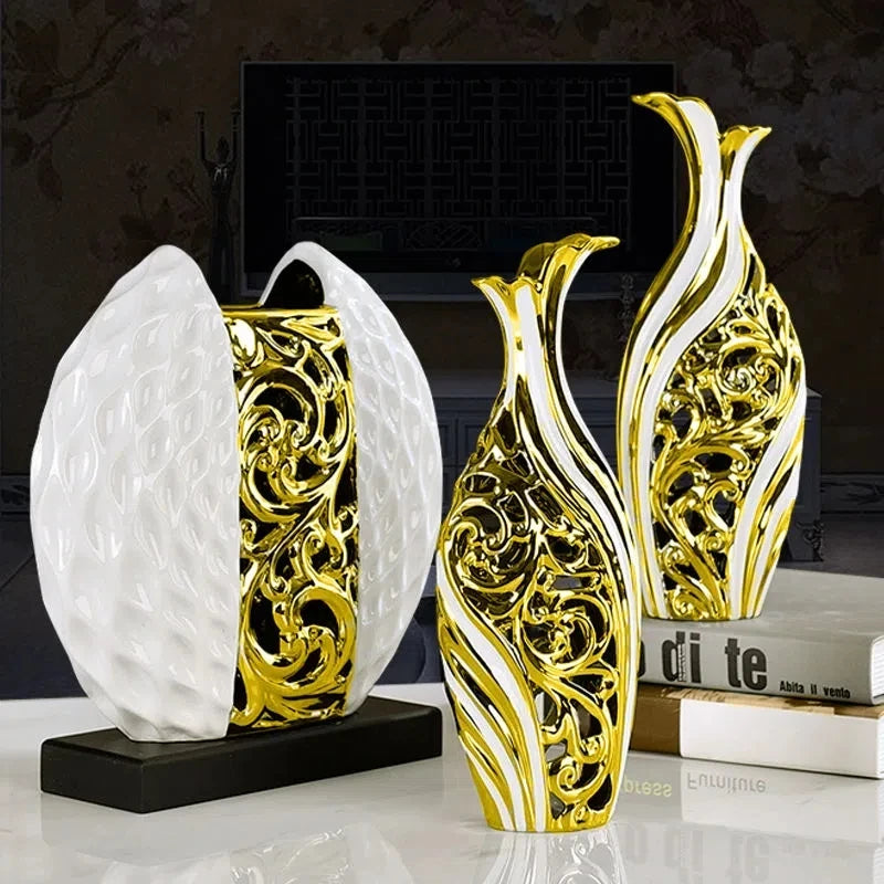 Ceramic Vase Trio