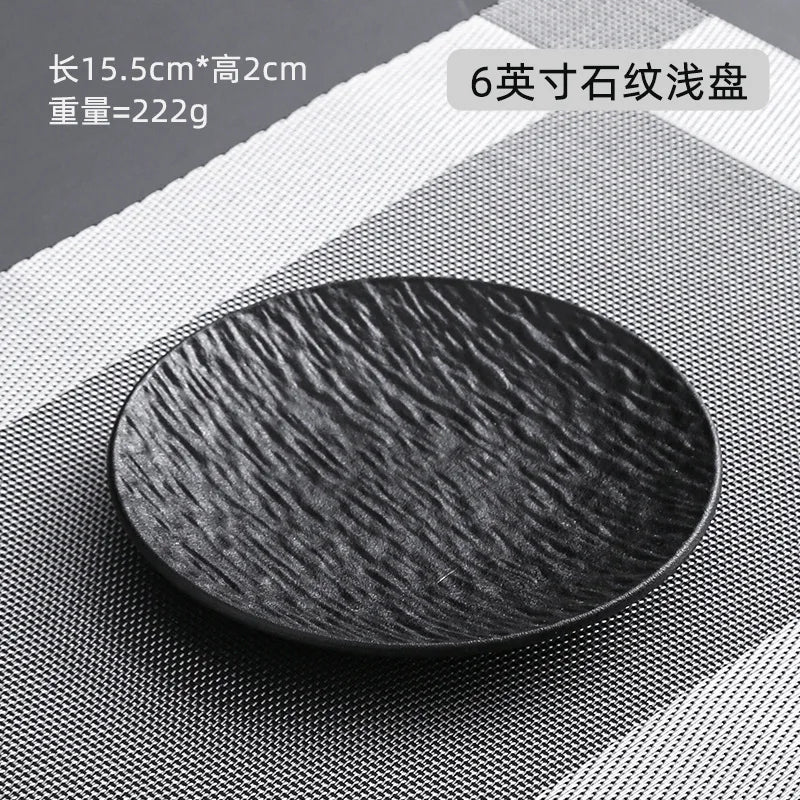 Noir™ Ceramic Serving Plate Collection