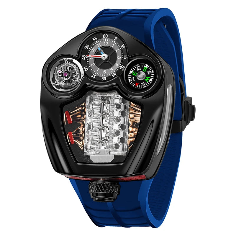 APEX MÉCANIQUE V12 SKULL WATCH