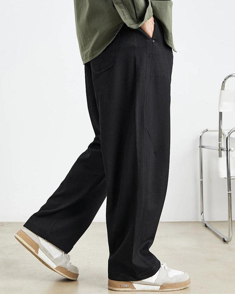 Cotton Straight Cargo Pants