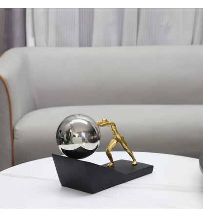 Sisyphus Figure Desk Sculpture