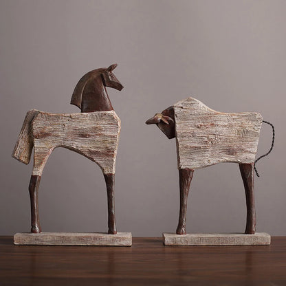 PRIMITIVE SPIRIT | Folk Art Animal Sculpture