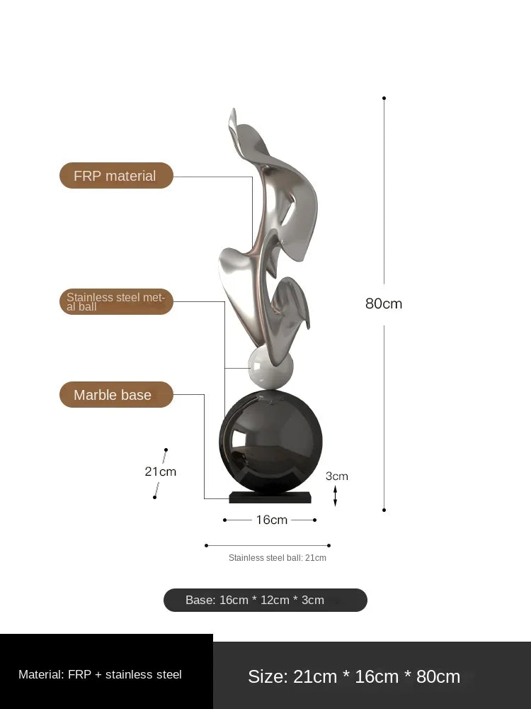 Abstract Flow Sculpture