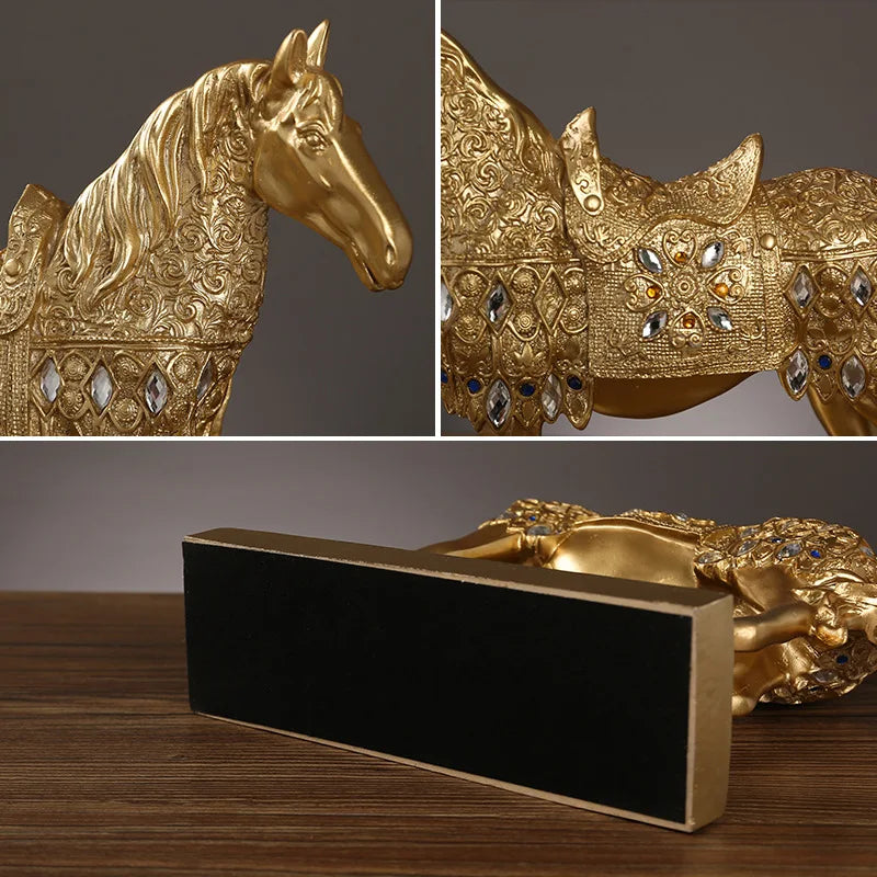 Classic Resin Horse Sculpture