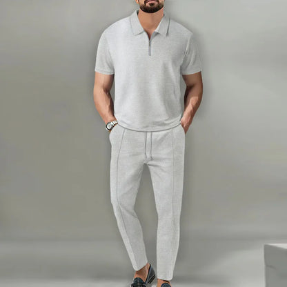 Waffle Knit Lounge Set