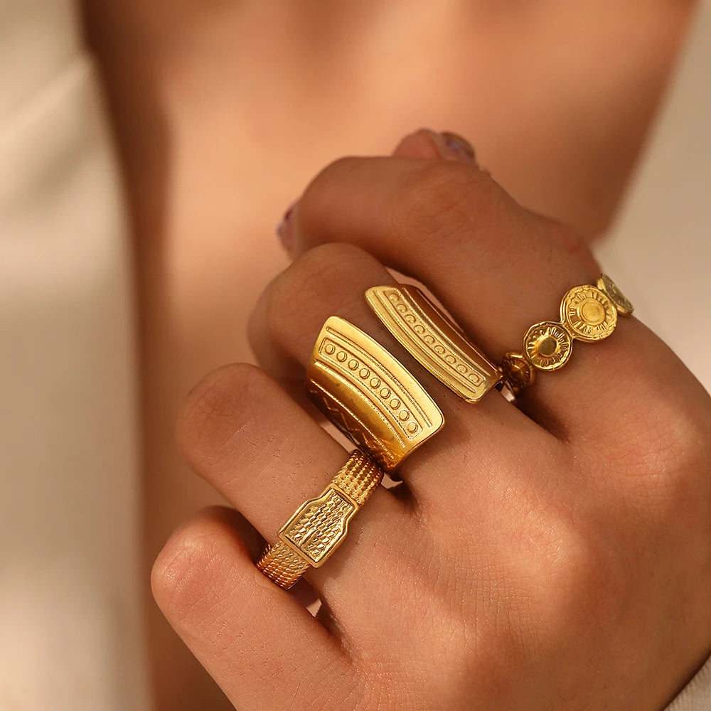 EternaBands™ – Minimalistisches Offenes Ring-Set