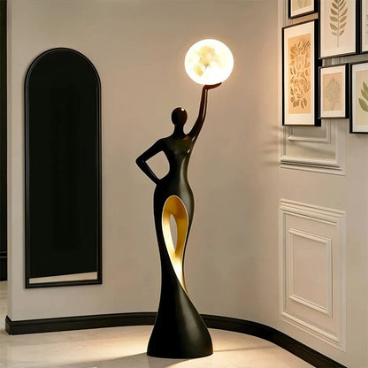 Large Floor Figure Resin Sculpture