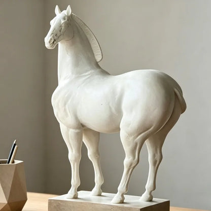 Retro Resin Horse Figurine
