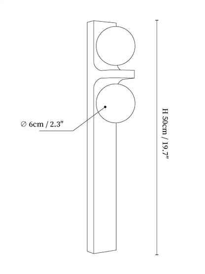 CaveGlow™ Dual Stone Wall Lamp