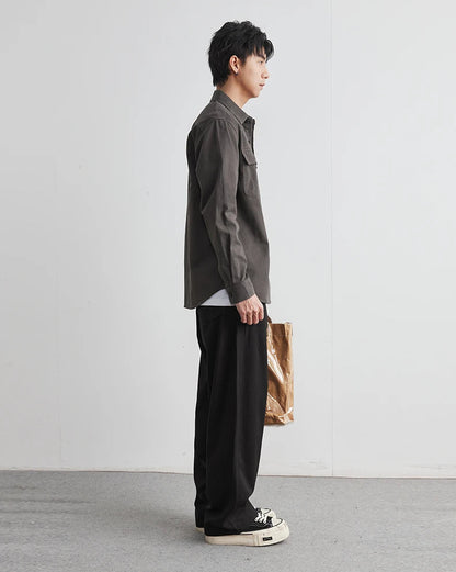 Cotton Work Shirt Jacket