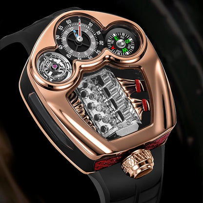 APEX MÉCANIQUE V12 SKULL WATCH