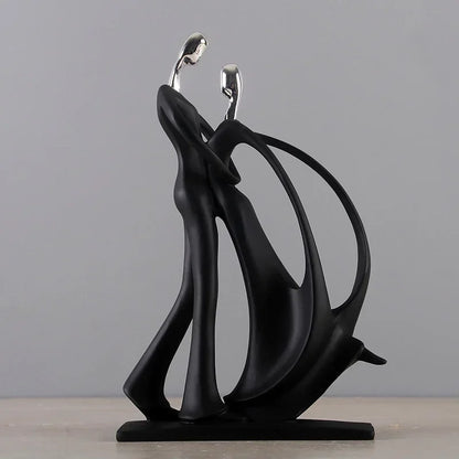 Dancing Couple Resin Sculpture