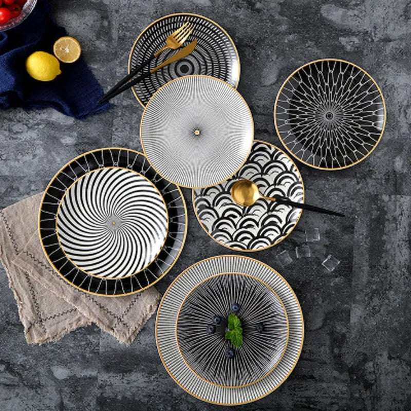 Hypnotic™ Geometric Dinner Plate Collection