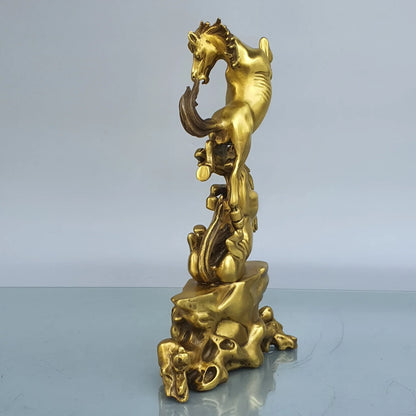 ASCENDING PROSPERITY | Hand-Finished Brass Sculpture