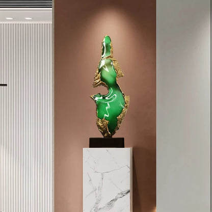 Large Abstract Resin Sculpture