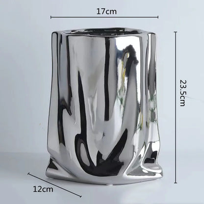 Ruffle &amp; Shine™ Ceramic Vase