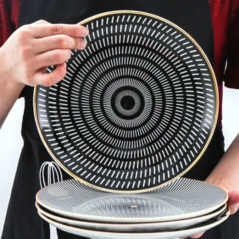 Hypnotic™ Geometric Dinner Plate Collection