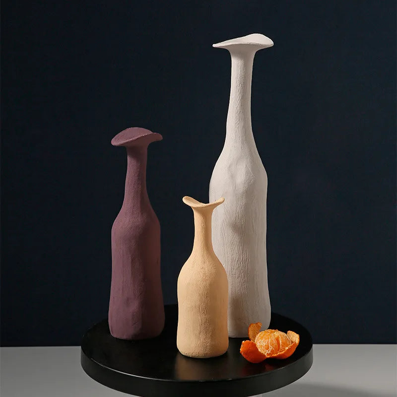 Organic Vessel - Morandi Ceramic Vase Collection